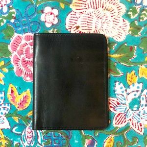 Fathers Day gift!- Black Full Grain Leather wallet